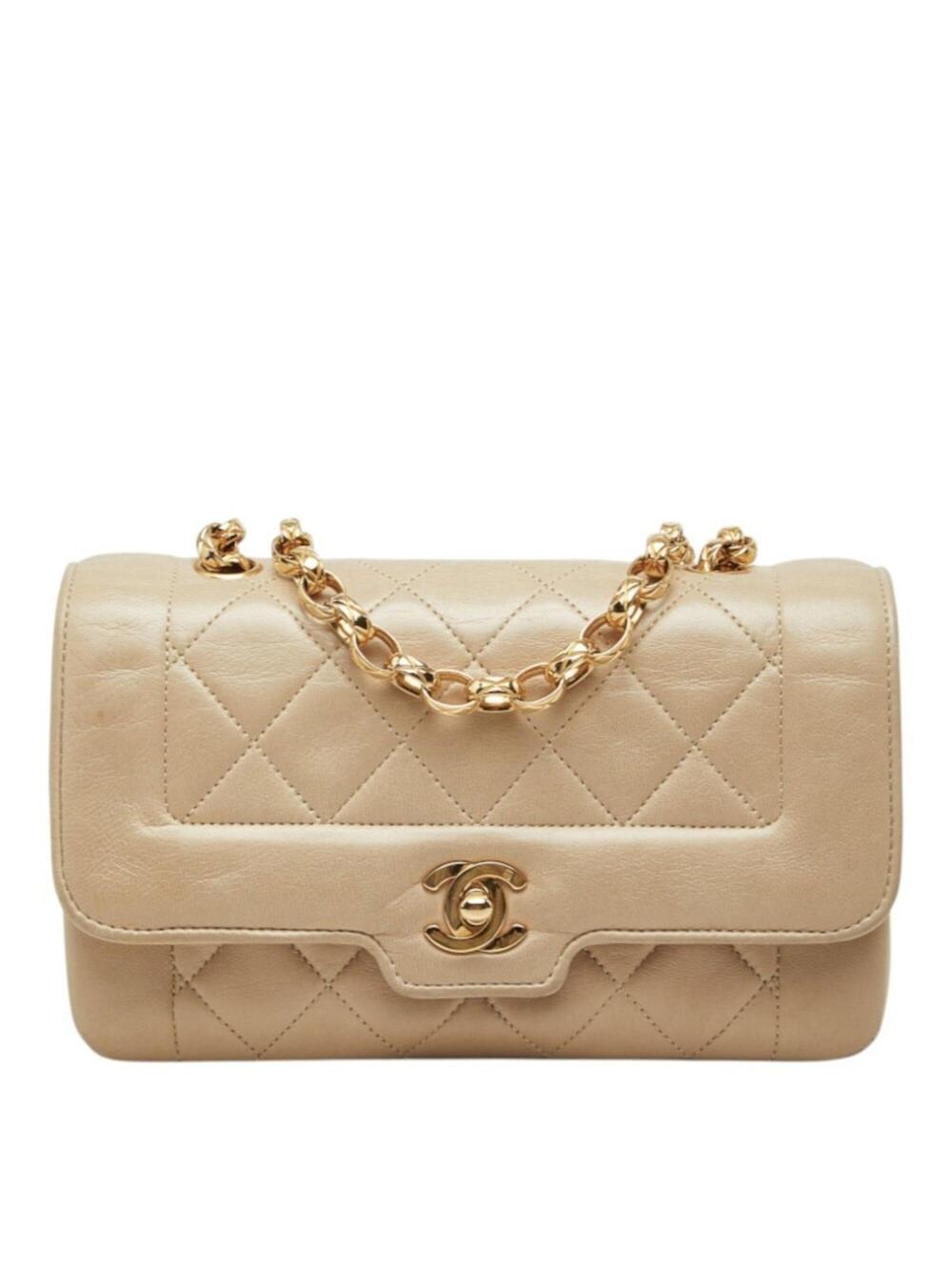 Chanel Vintage Cc Chain Flap Bag #351149C37B